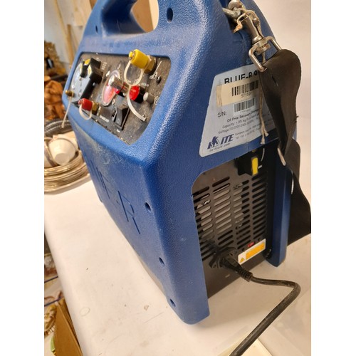 470 - BLUE-R OIL FREE PORTABLE REFRIDGERANT RECOVERY UNIT. (Untested)