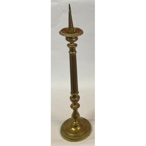 531 - Large Church Pricket Candlestick. 60cms High