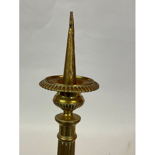 531 - Large Church Pricket Candlestick. 60cms High