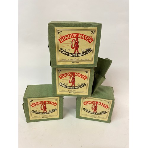 545 - Four Boxes Of 10 Packs Of  Vintage  New Old Stock Matches (4)