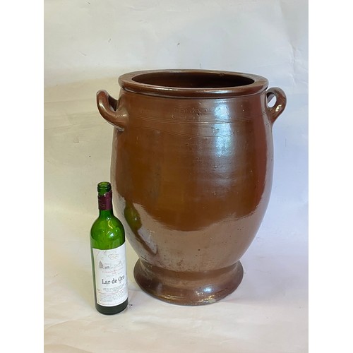 157 - Similar To Previous Lot Large Stoneware / Salt Glaze Pot. 50 cms High