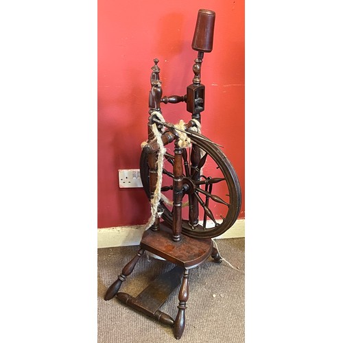 187 - Antique Spinning Wheel. 106 cms High