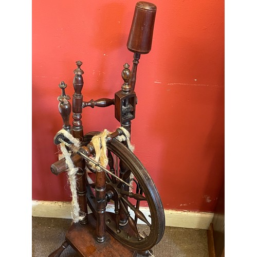 187 - Antique Spinning Wheel. 106 cms High