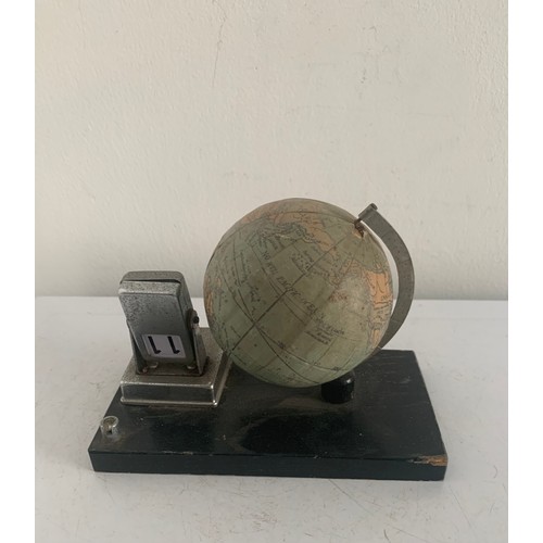 129 - Vintage Desk Date With Globe
15 x 8 x 12 cms h