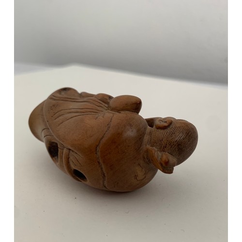 241 - Carved Vintage Oriental Wooden Netsuke In The Shape Of An Immortal
6 cms h