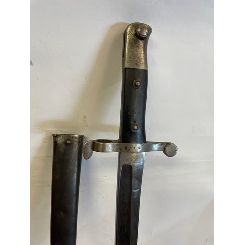 276 - Portuguese M1886 Bayonet And Scabbard. 61cms