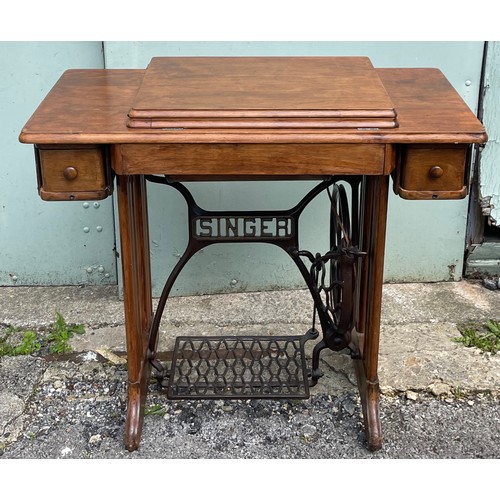 28 - Vintage Treadle Singer Sewing Machine