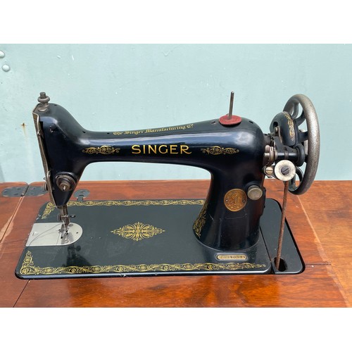 28 - Vintage Treadle Singer Sewing Machine