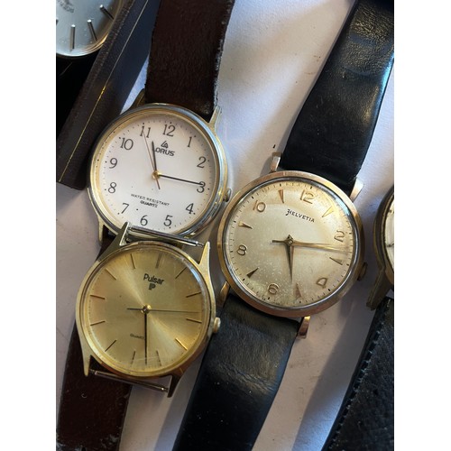 334 - Group Of Vintage Gentleman's Watches To Include Helvetia Etc (5)