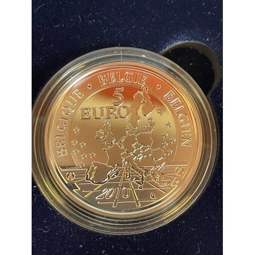 339 - Boxed Silver 5 Euro Coin