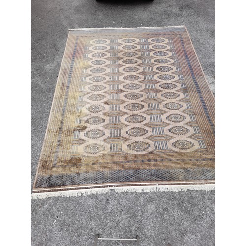 84 - Large Brown Ground Handmade Carpet, 384cm x 286cm