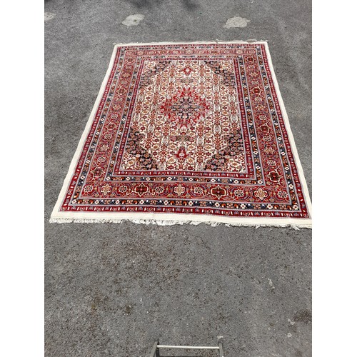 71 - LARGE Red Ground Handmade Carpet, 340cm x 250cm