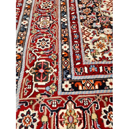 71 - LARGE Red Ground Handmade Carpet, 340cm x 250cm