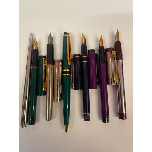 362 - Seven Waterman Paris Collectors Pens (7)