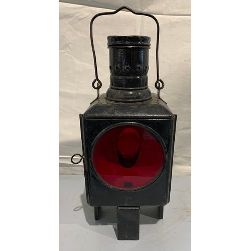 208 - Vintage German Railway Signal Lamp