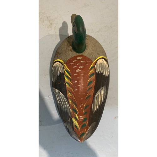 120 - Vintage Carved Wooden Decoy Duck
32 cms