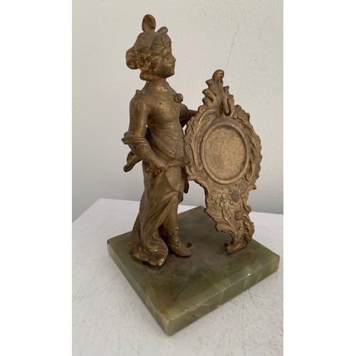 215 - 19thC Watchstand Featuring A Lady In Period Dress (watch not included)
17 cms h