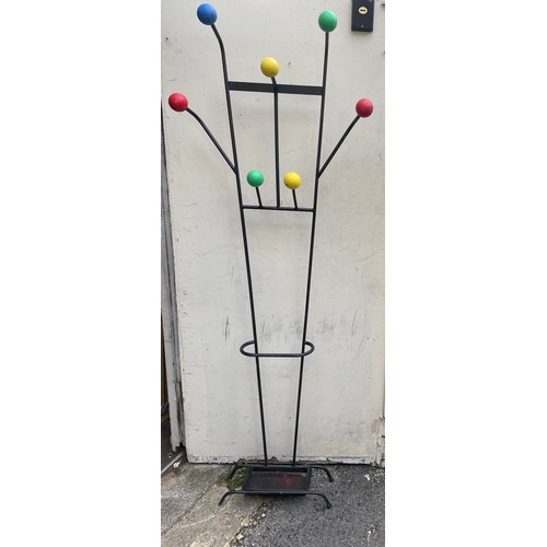 33 - French Atomic Sputnik Style Coat Rack / Stand.195 cms High