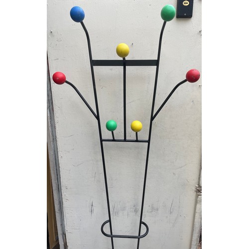 33 - French Atomic Sputnik Style Coat Rack / Stand.195 cms High