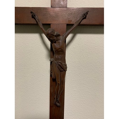 127 - 19thC Walnut Crucifix
64 cms h