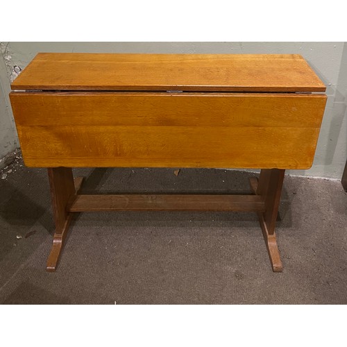 53 - Vintage Drop Leaf Table. 99 x 84 x 74 cms