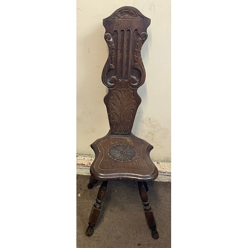 58 - Antique Welsh Spinning Chair.