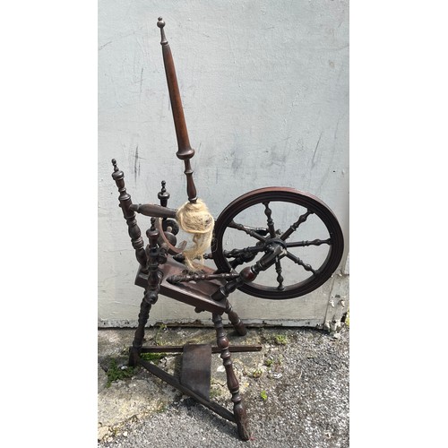 59 - Antique Spinning Wheel.