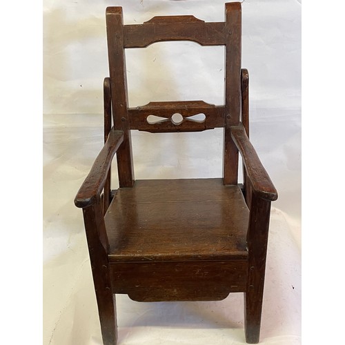 62 - Antique Childs Chair.