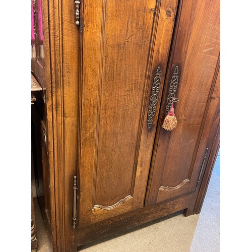 50 - Vintage Chinese Hardwood Cabinet With Internal Drawer. 125 x 67 x 179 cms