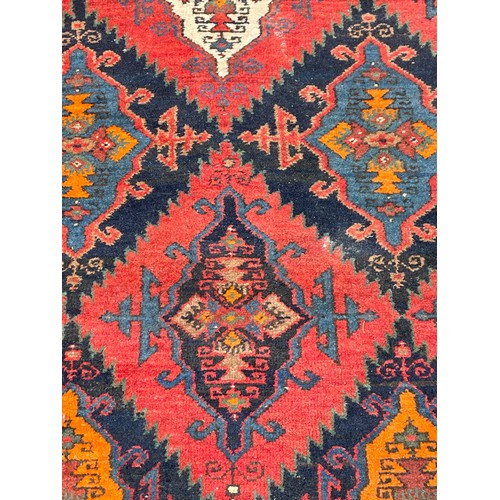 93 - Decorative Hand Made Ground Rug.201 x 135 cms