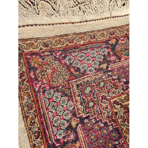 96 - Extra Large Decorative Hand Made Ground Rug. 374 x 266 cms.