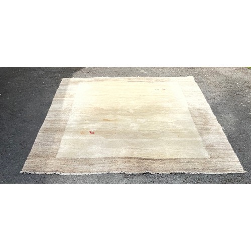 97 - Modern Ground Reversible  Rug With Two Motifs And Fleck. 250 x 200 cms