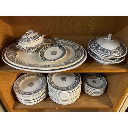 476 - Various Vintage Ceramic Plates / Chargers Etc With Lucerne With Lozenge.  Quantity