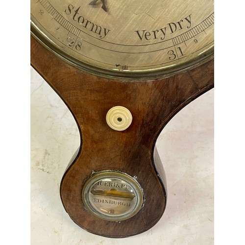 481 - Antique Scottish Made Barometer Ceceri Pini And Co. 96 cms