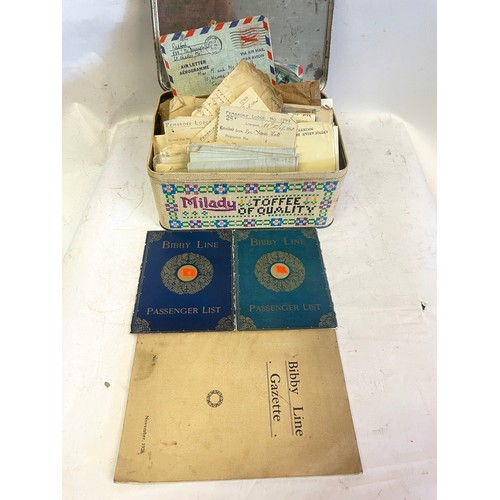 491 - Various Ephemera To Include Bibby Line Passenger Lists Bibby Line Gazette Etc.