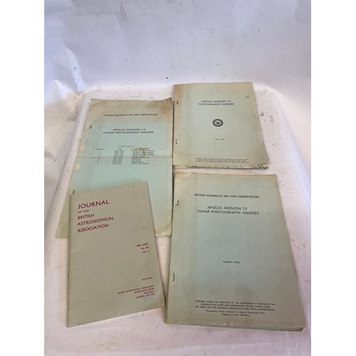 497 - Rare Space Mission NASA Photography Indexes For Apollo 10,12,14 Along With A Journal Of The British ... 