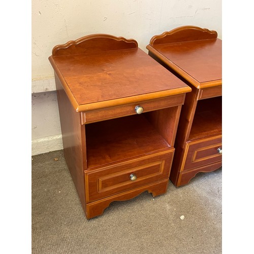 12 - Pair Of Vintage Bedside Cabinets. 45 x 44 x 61 cms (2)