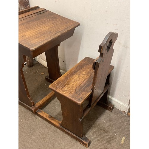 19 - Vintage English School Desk