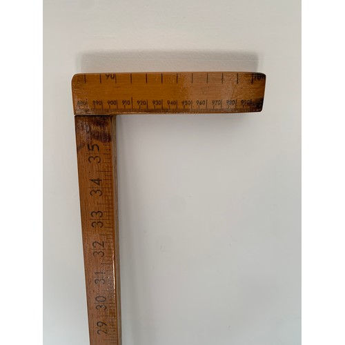 128 - Similar To Previous Lot
Folk Art Walking Stick Made From Old School Measures
94 cms