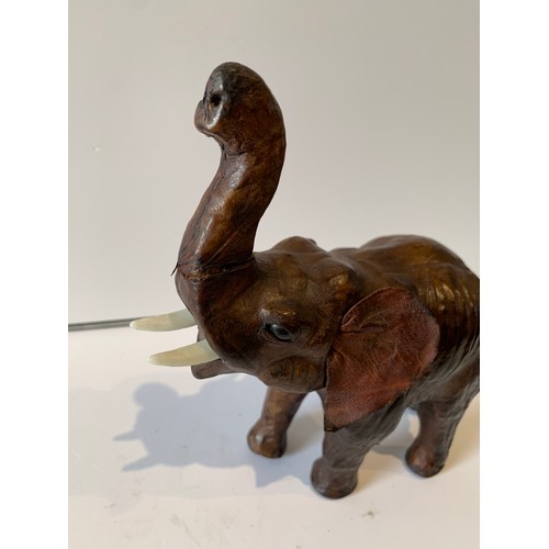 110 - Vintage Model Of A Leather Elephant
17 x 6 x 18 cms