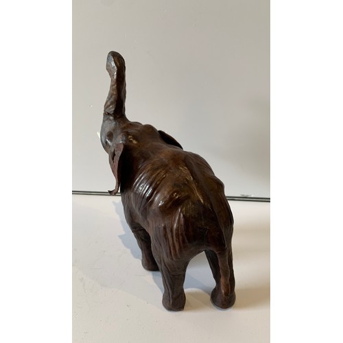 110 - Vintage Model Of A Leather Elephant
17 x 6 x 18 cms