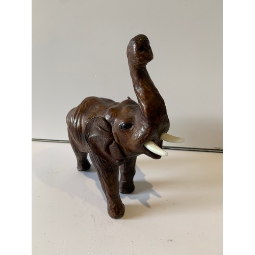 110 - Vintage Model Of A Leather Elephant
17 x 6 x 18 cms