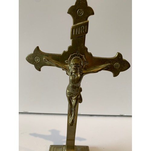 118 - 19thC Bronze Crucifix
23 cms h