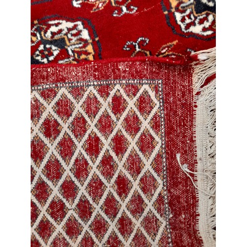 85 - Large Handmade Red Ground Rug, 360cm x 279cm