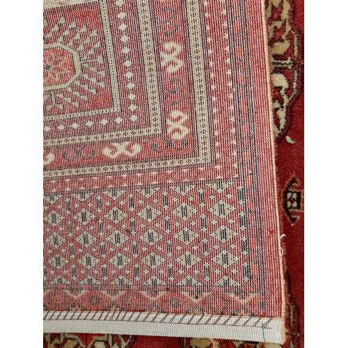 90 - Large Decorative Red Ground Rug, 348 x 250