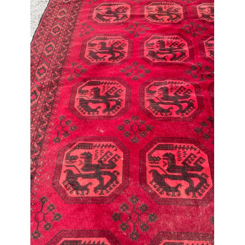 97 - Large Decorative Heris Ground Rug 350 x 250 cms