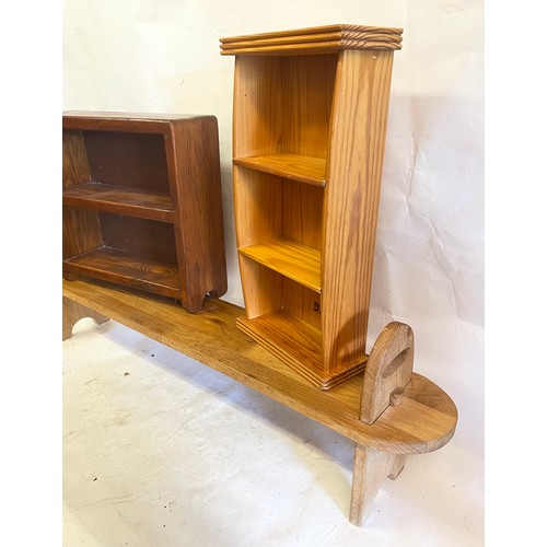 68 - Three Display Shelves. Largest 102 x 30 cms (3)