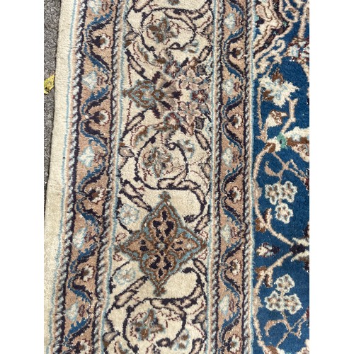 74 - Large Decorative Hand Tied  Ground Rug (Signs Of Wear See Pic Three) 346 x 243 cms