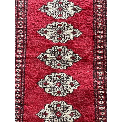 619 - Hand Knotted Ground Rug.106 x 69 cms