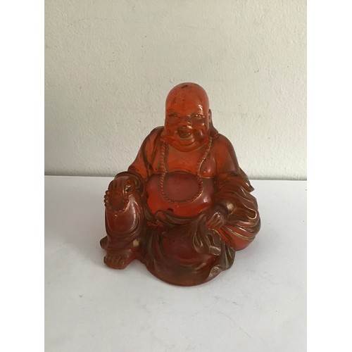 103 - Vintage Composite Statue Of A Seated Buddha
10 x 8 x 9 cms h